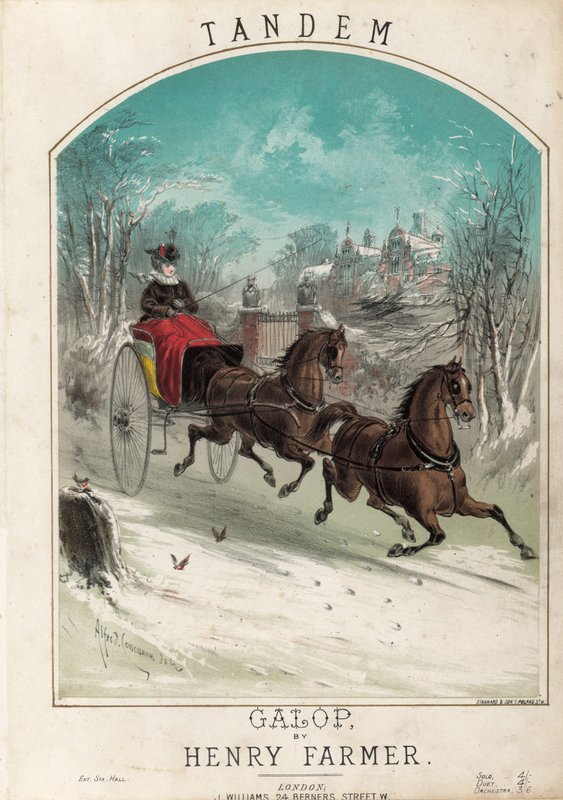 Tandem Galop by Alfred Concanen