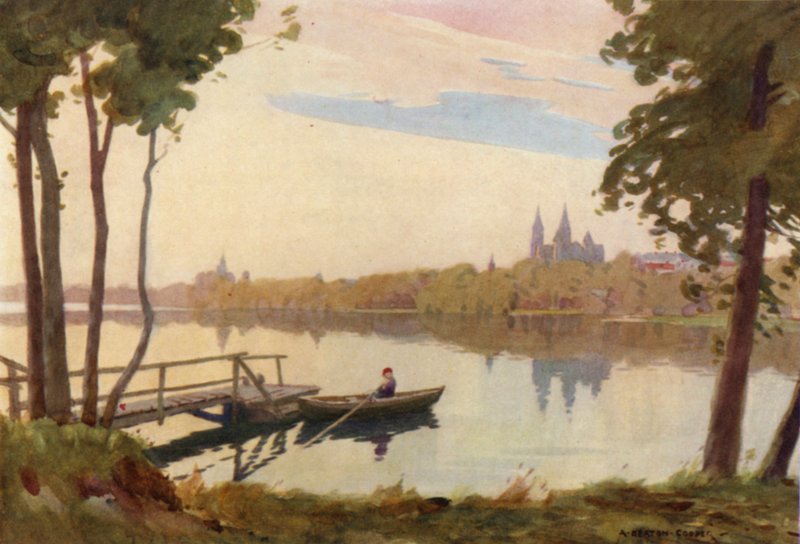 Denmark: Viborg Cathedral by Alfred Heaton Cooper