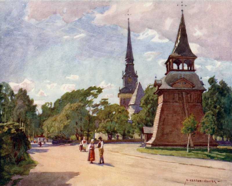Mora Church by Alfred Heaton Cooper