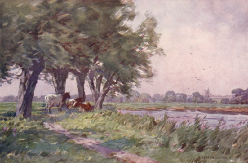 Noonday on the Stour, Suffolk by Alfred Heaton Cooper