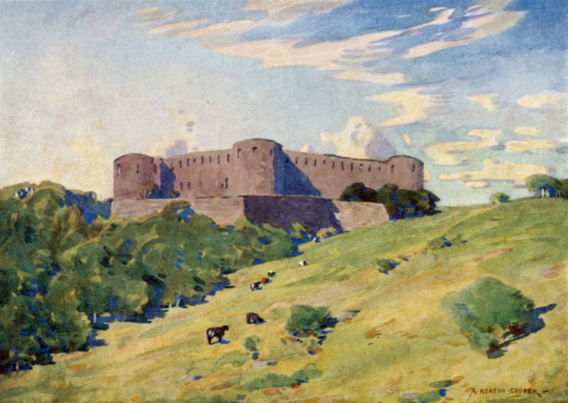 Ruins of Borgholm Castle, Oland by Alfred Heaton Cooper