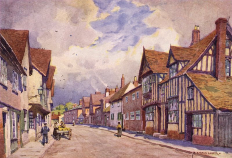 The Old Moot Hall, Sudbury, Suffolk by Alfred Heaton Cooper