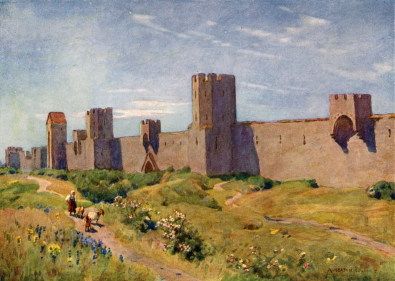 The Walls of Visby by Alfred Heaton Cooper