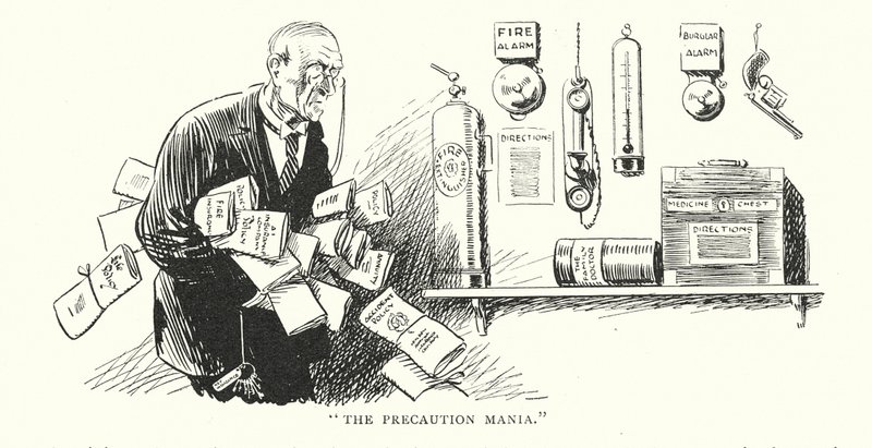 Precaution Mania by Alfred Leete