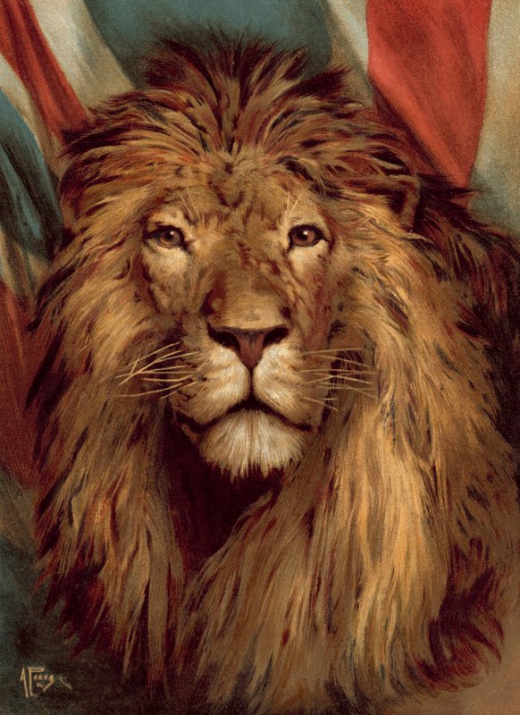 The British Lion Awake by Alfred Pearse