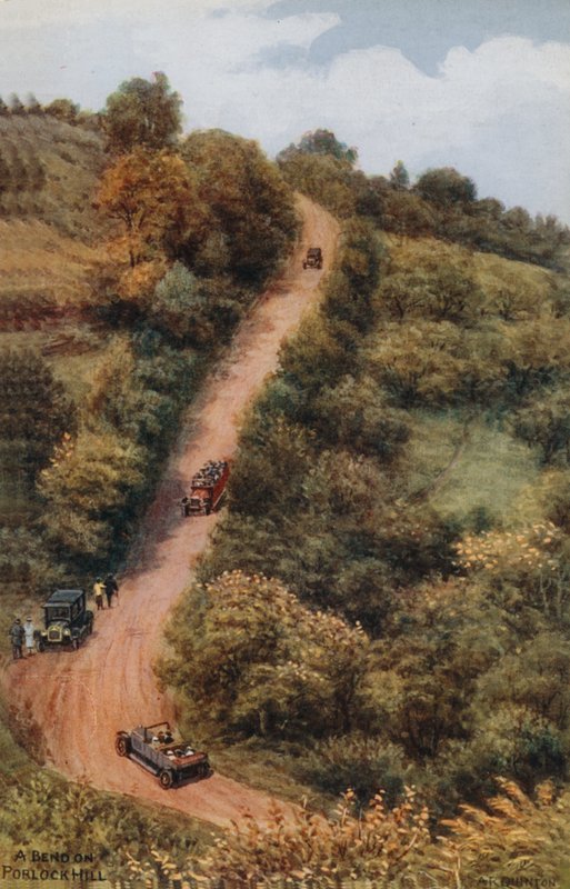 A Bend on Porlock Hill by Alfred Robert Quinton