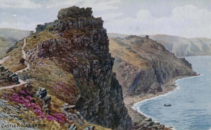 Castle Rock, Lynton by Alfred Robert Quinton
