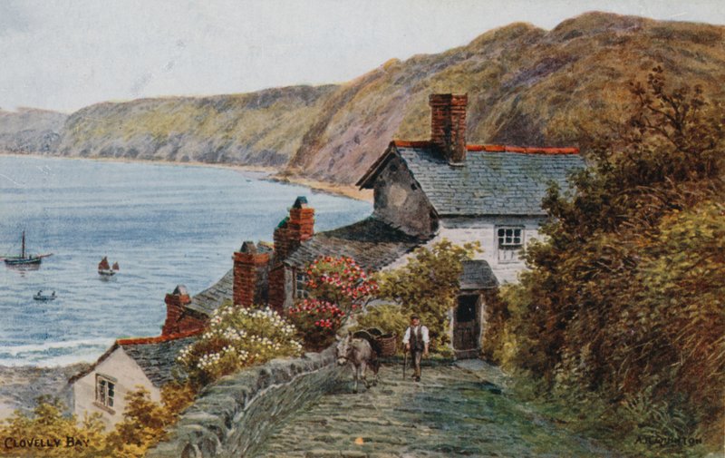 Clovelly Bay by Alfred Robert Quinton