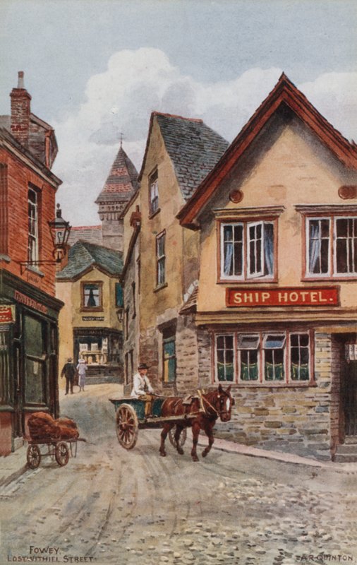 Fowey, Lostwithiel Street by Alfred Robert Quinton