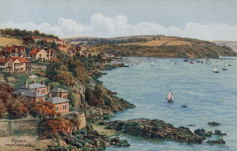 Fowey, from Castle Hill by Alfred Robert Quinton