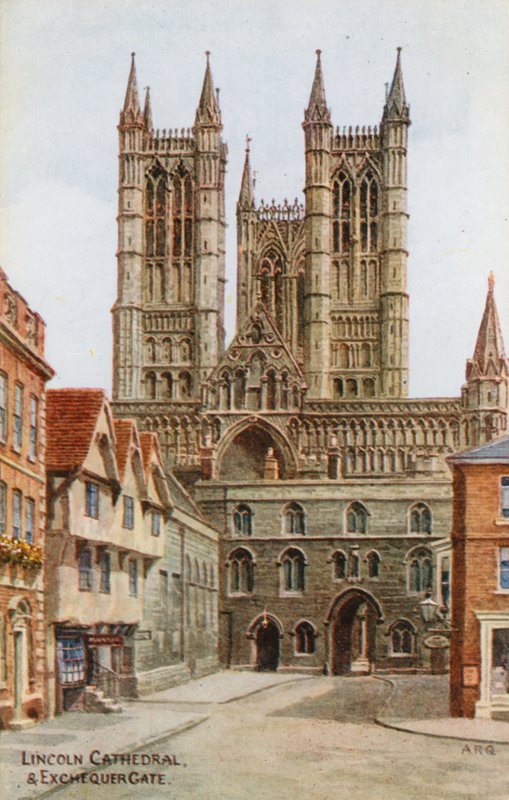 Lincoln Cathedral, and Exchequer Gate by Alfred Robert Quinton