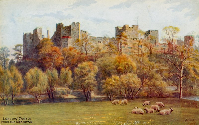 Ludlow Castle from the Meadows by Alfred Robert Quinton