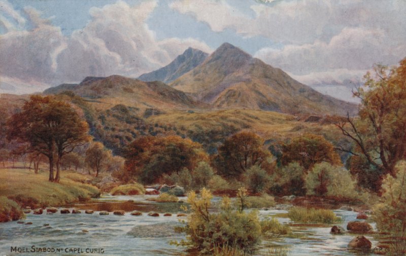 Moel Siabod near Capel Curig, Snowdonia by Alfred Robert Quinton