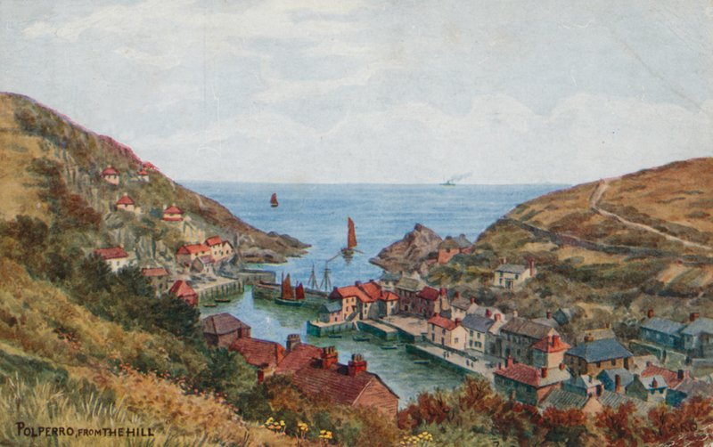 Polperro from the Hill by Alfred Robert Quinton