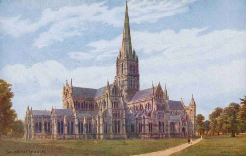 Salisbury Cathedral by Alfred Robert Quinton