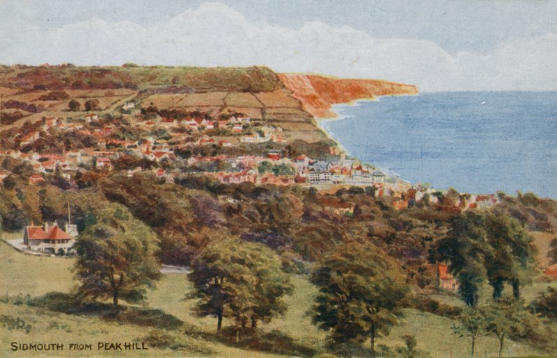 Sidmouth from Peak Hill by Alfred Robert Quinton