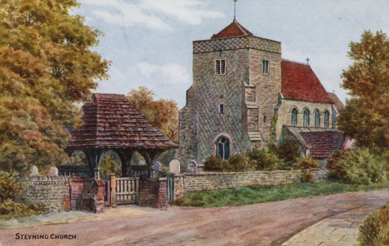 Steyning Church by Alfred Robert Quinton