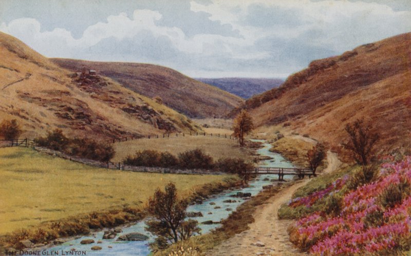 The Doone Glen, Lynton by Alfred Robert Quinton