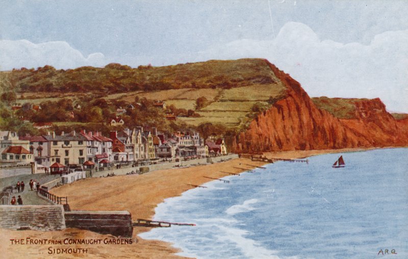 The Front from Connaught Gardens, Sidmouth by Alfred Robert Quinton