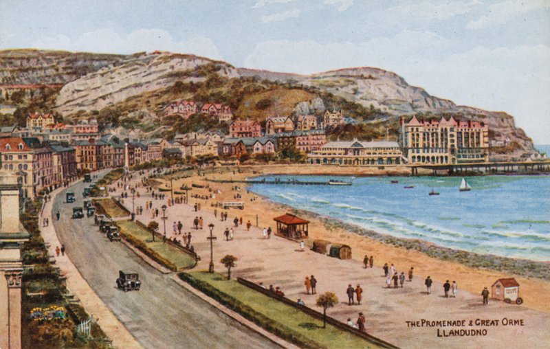 The Promenade and Great Orme, Llandudno by Alfred Robert Quinton