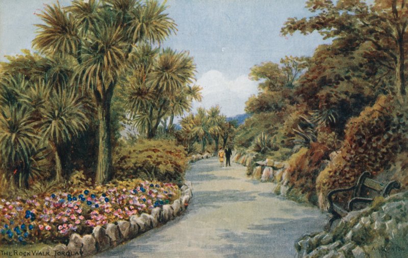 The Rock Walk, Torquay by Alfred Robert Quinton