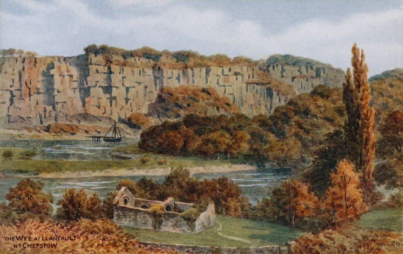The Wye at Llancault, Nr Chepstow by Alfred Robert Quinton