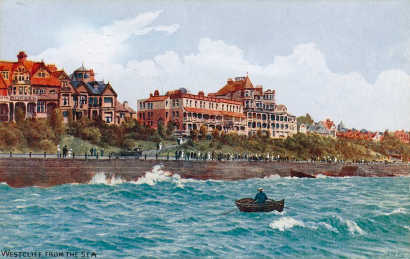 Westcliff from the Sea by Alfred Robert Quinton