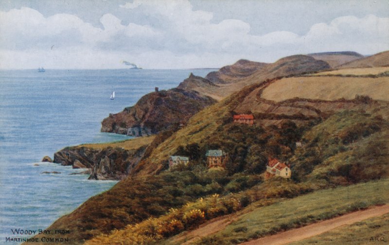 Woody Bay, from Martinhoe Common by Alfred Robert Quinton