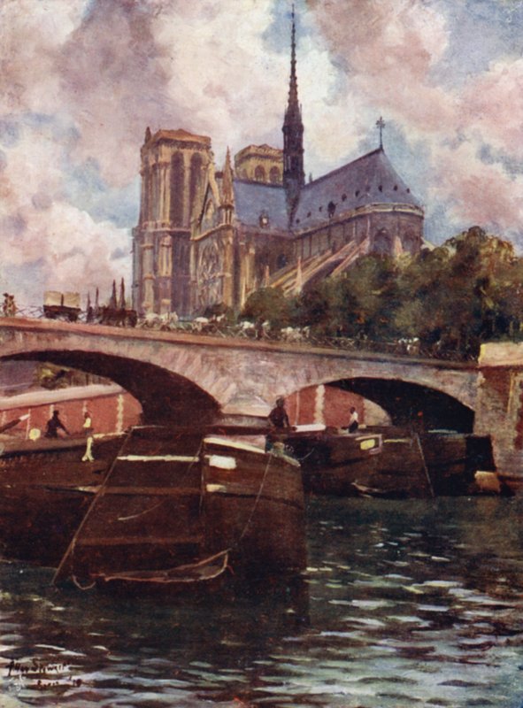 Paris: Cathedral of Notre Dame by Allan Stewart