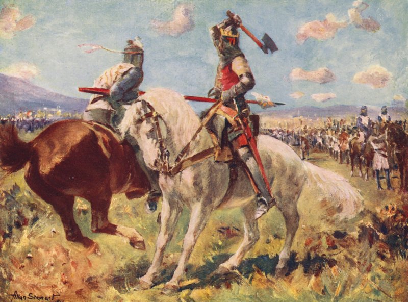 The Battle of Bannockburn by Allan Stewart