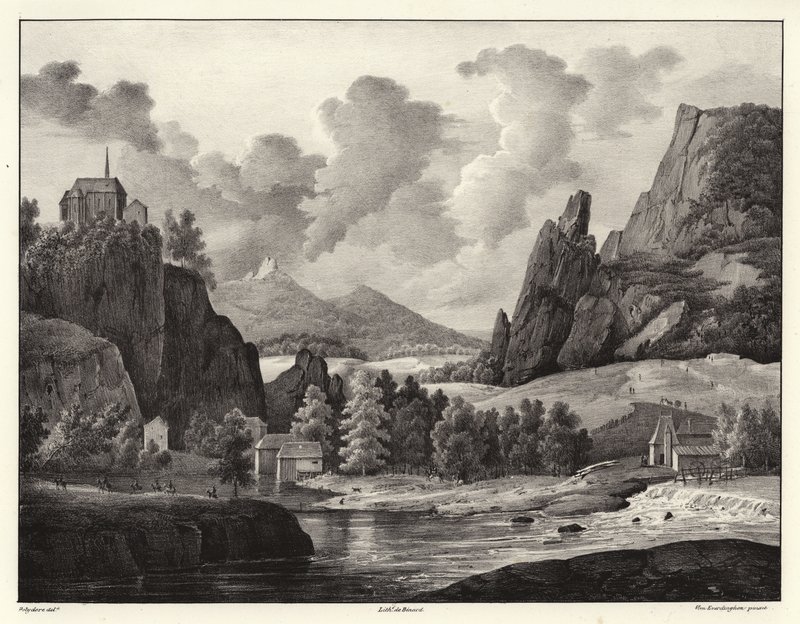 Landscape by Allart van Everdingen