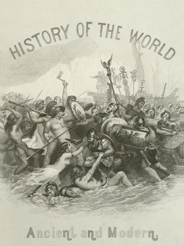 Roman invasion of Britain by Alonzo Chappel