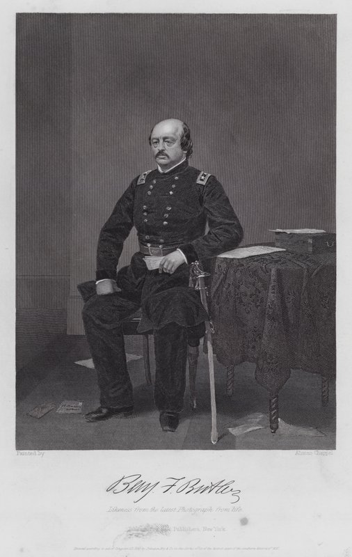 Benjamin F Butler by Alonzo (after) Chappel