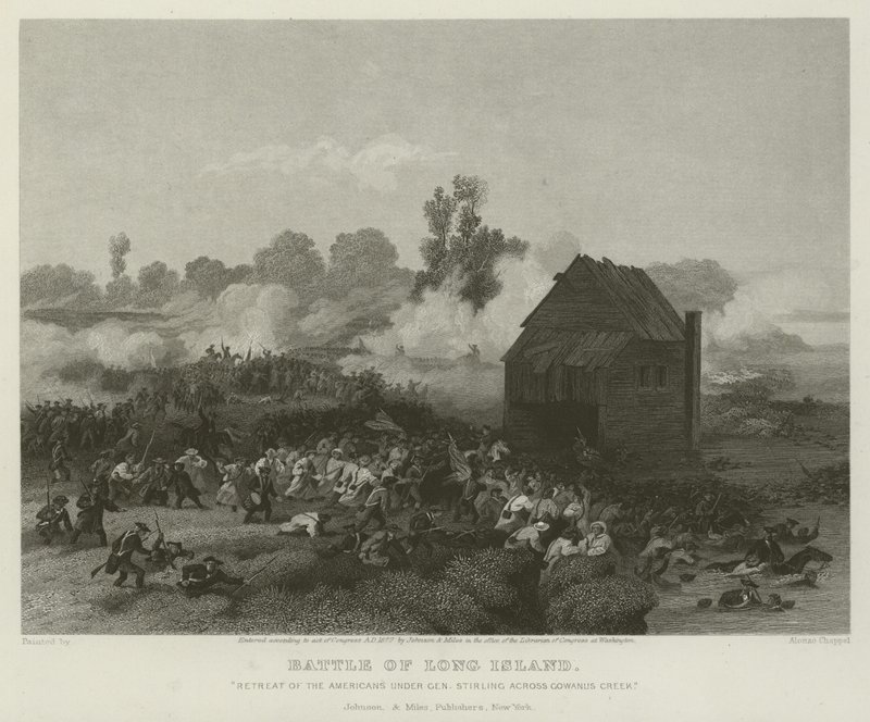 Battle of Long Island by Alonzo Chappel