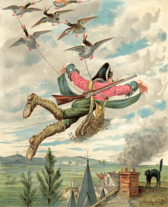 Adventures of Baron Munchausen by Alphonse Adolphe Bichard