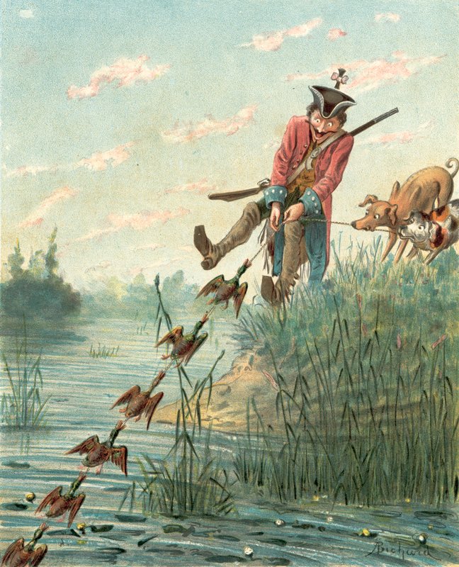 Adventures of Baron Munchausen by Alphonse Adolphe Bichard