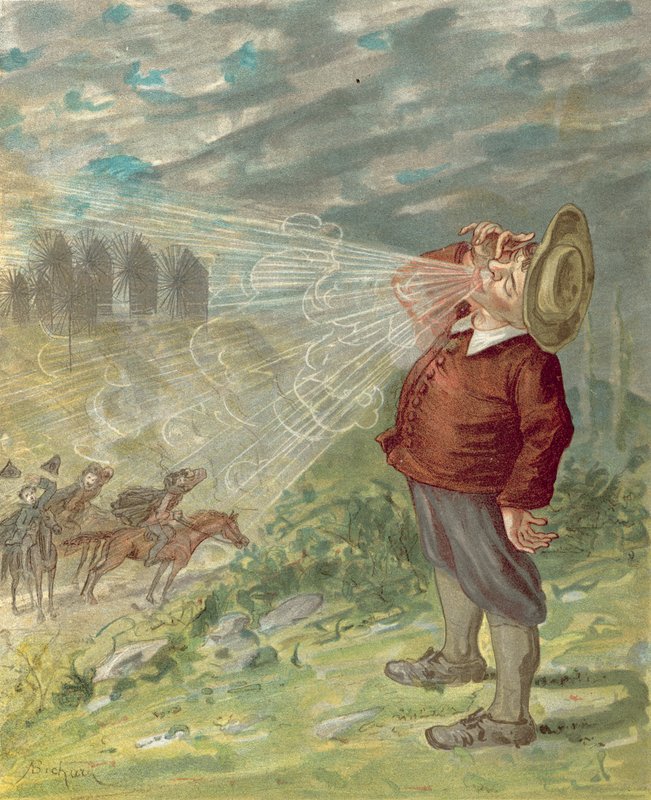 Adventures of Baron Munchausen by Alphonse Adolphe Bichard