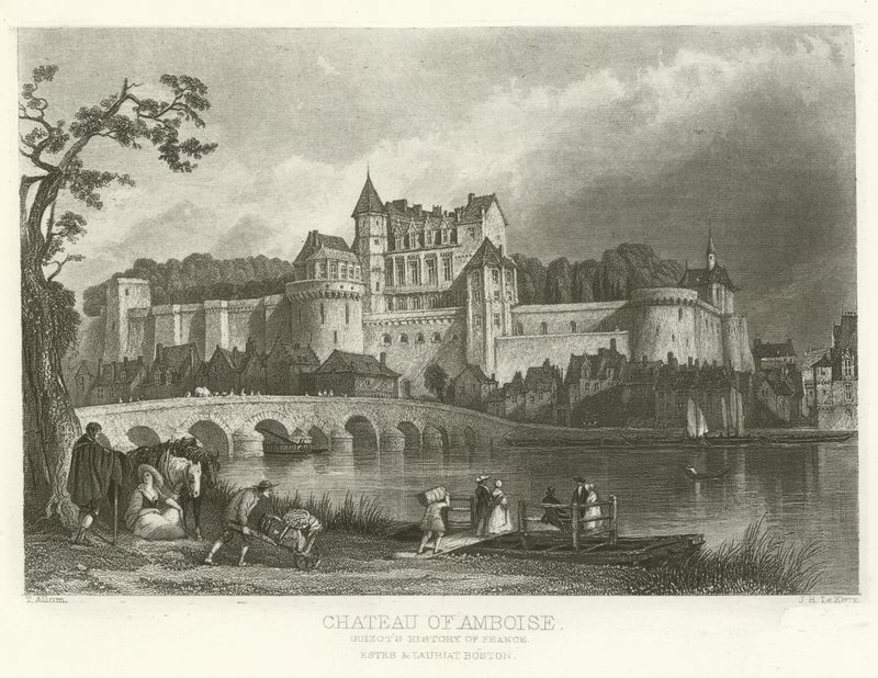 Chateau of Amboise by Alphonse Marie de Neuville