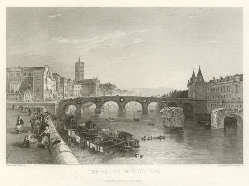 The Bridge of Toulouse by Alphonse Marie de Neuville