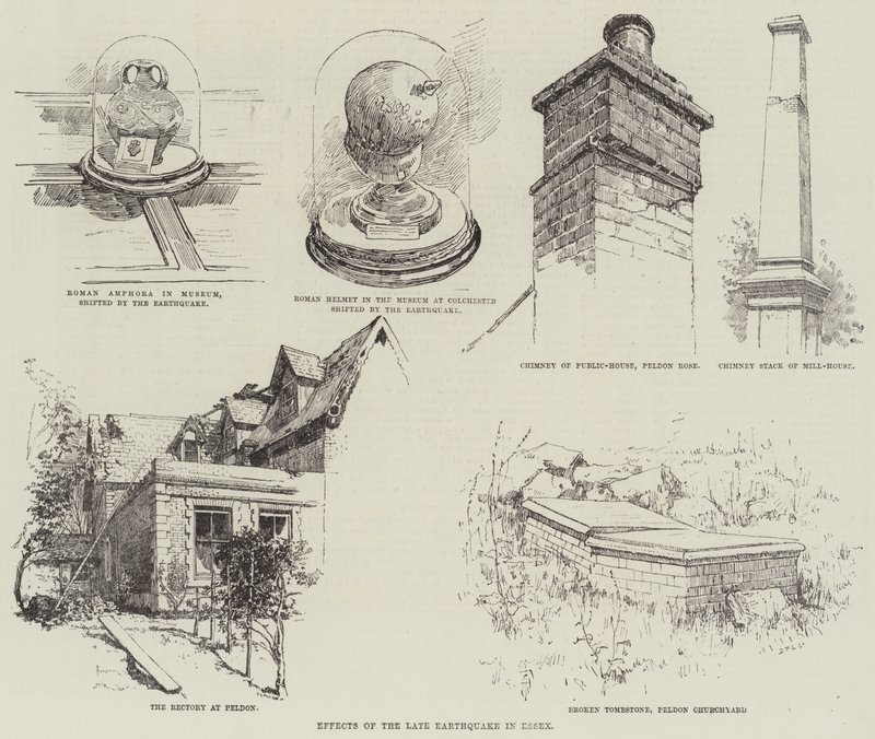 Effects of the Late Earthquake in Essex by Amedee Forestier
