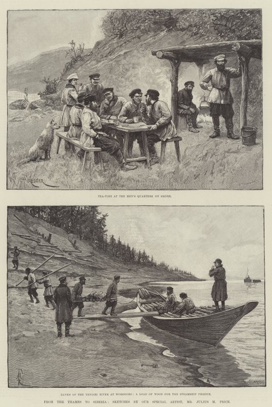 From the Thames to Siberia by Amedee Forestier