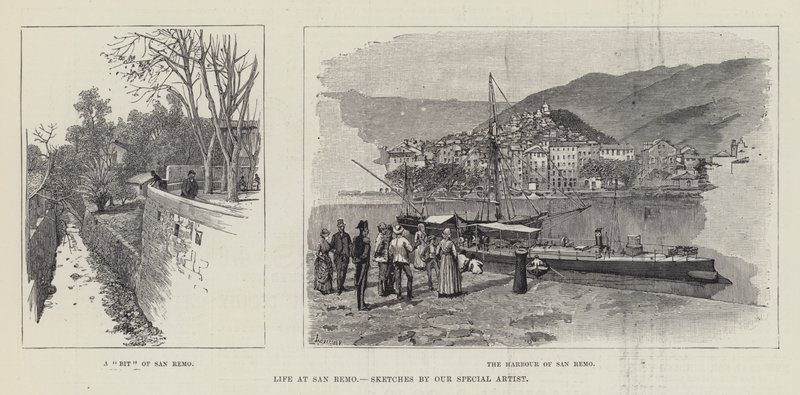Life at San Remo by Amedee Forestier