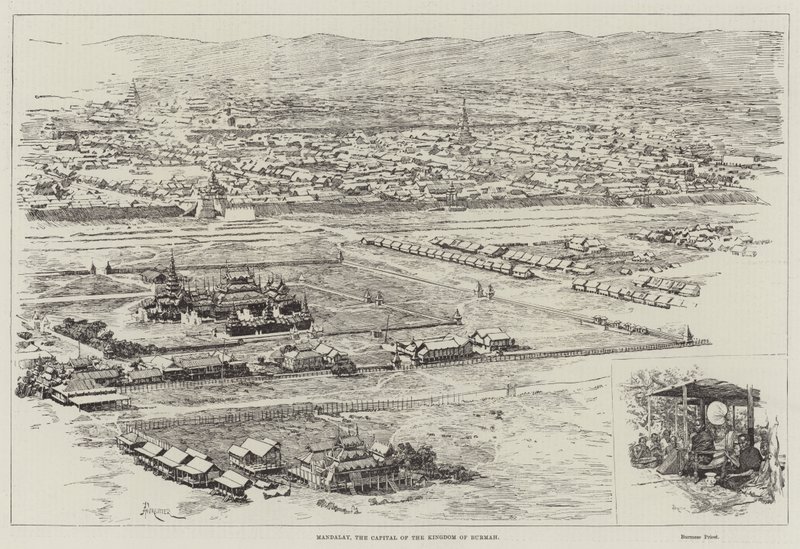 Mandalay, the Capital of the Kingdom of Burmah by Amedee Forestier