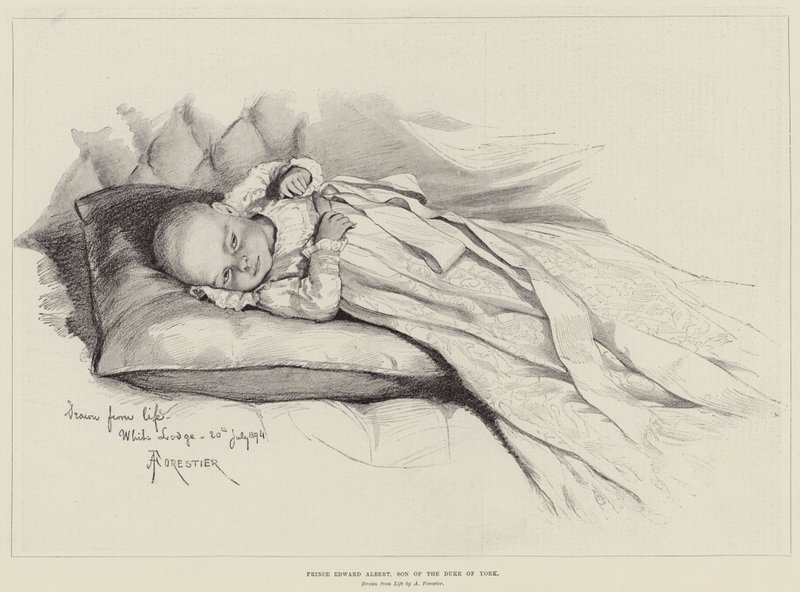 Prince Edward Albert, Son of the Duke of York by Amedee Forestier