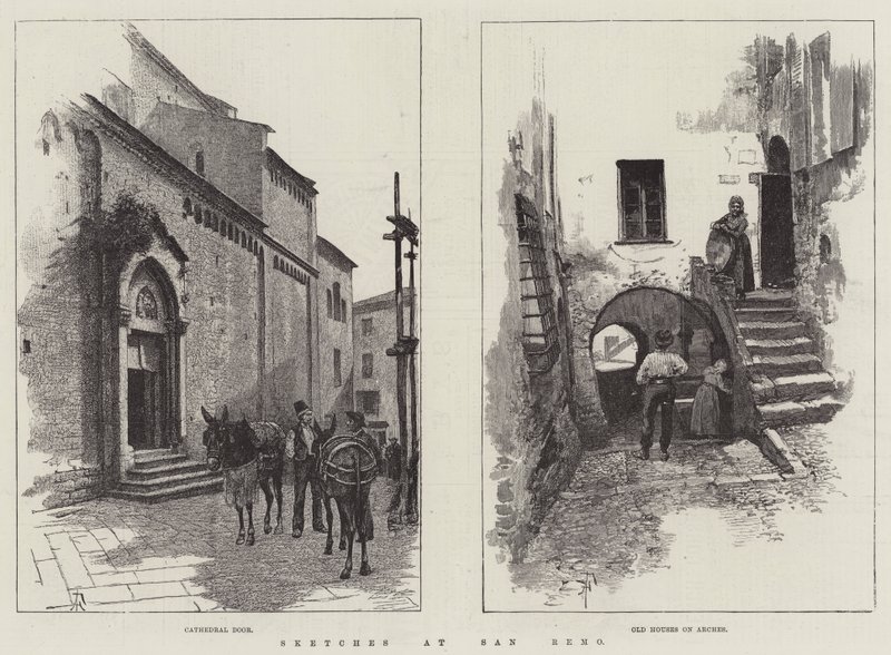 Sketches at San Remo by Amedee Forestier