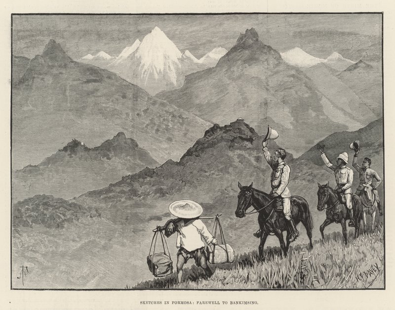 Sketches in Formosa, Farewell to Bankimsing by Amedee Forestier