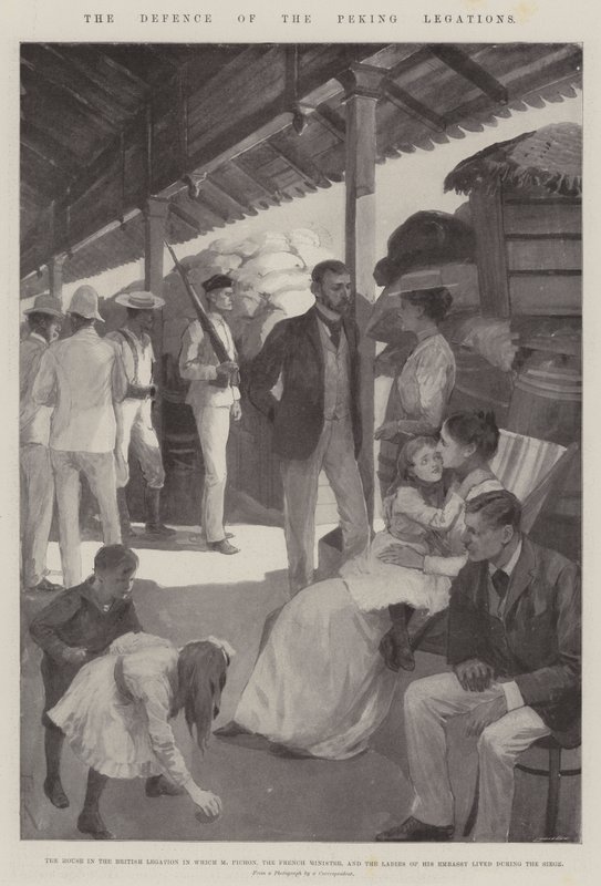The Defence of the Peking Legations by Amedee Forestier