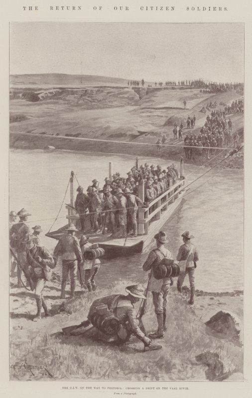 The Return of Our Citizen Soldiers by Amedee Forestier