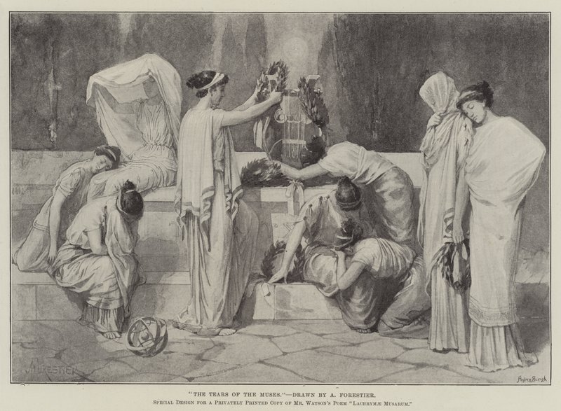 The Tears of the Muses by Amedee Forestier