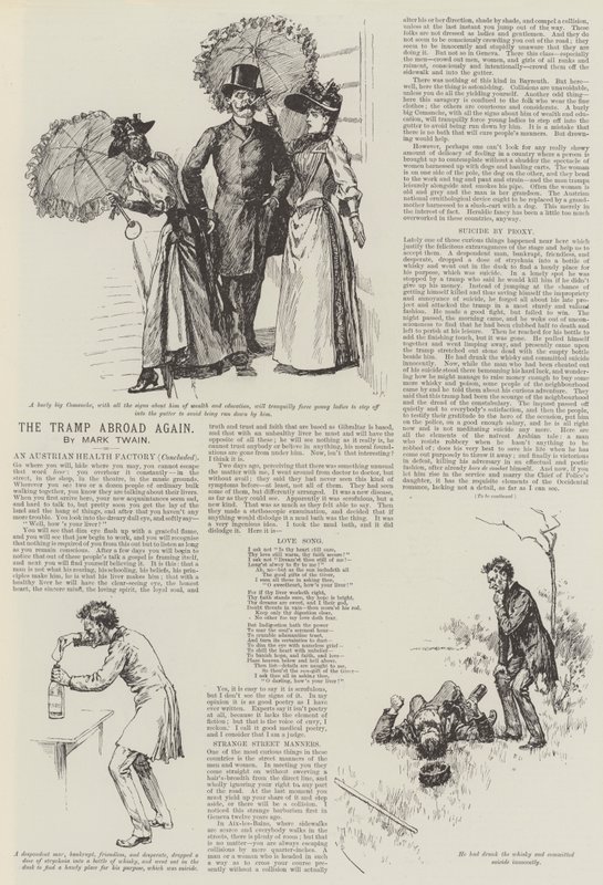 The Tramp Abroad Again, by Mark Twain by Amedee Forestier
